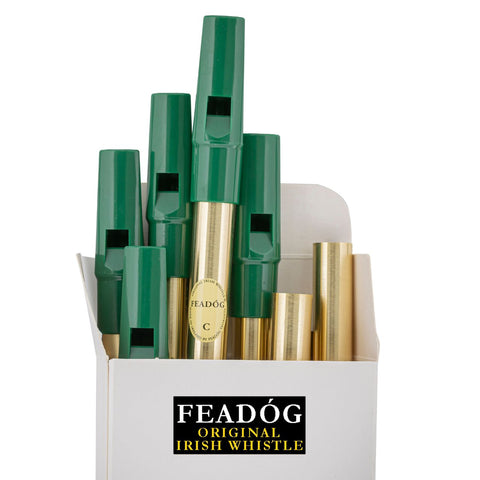 Feadóg Brass C Whistles (Box of 10)