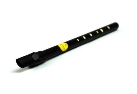 Feadog Brass Irish Penny Whistle (Box of 10) - Key of D (Black) - 1to1 Music