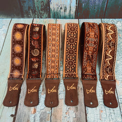 Brown Vegan Guitar Straps
