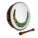 Handmade Dannan 10" Vegan Bodhran Hand Drum - The Green Setanta Bodhrán