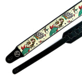 The Tattoo'd Lady Guitar Strap (American Traditional Tattoo Collection) - Vtar Vegan Guitar Straps