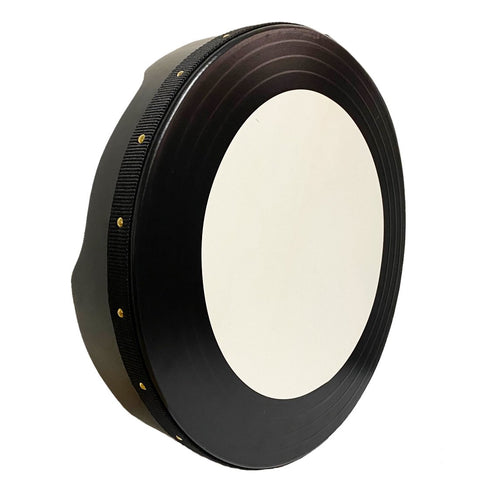 Koda Bodhran 18″x 4″ Solid Wooden Black Frame, Bag & Beater