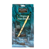 Feadóg Brass D Whistle with Tutor Book