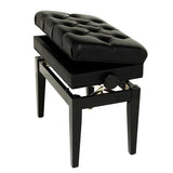 Steinhoven - Symphony Adjustable Piano Stool With Book Storage (Polished Ebony)