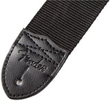 Fender 099-0613-106 Poly Lightning Bolt strap in black