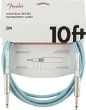 Fender Original Series Instrument Cable, 10', Daphne Blue