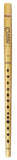 Clarke Gold Sweetone D Tin Penny Whistle & Whistle Pouch