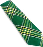 Green Irish Heritage Tartan Neck Tie