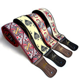 The Joker Red Black Guitar Strap - Vtar Vegan Guitar Straps
