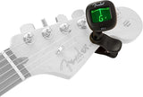 Fender FT-1 Pro Clip-On Tuner, For Electric, Acoustic & Bass Guitars & Ukuleles, Black, 0239978000