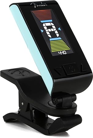 Fender Original Tuner, 360° Adjustable LCD Screen, Vibration-Based Tuning, Daphne Blue, 0239979006