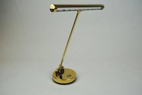 Polished Gold Piano / Desk / Table Lamp - 1to1 Music