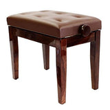 Prima Polished and Satin Adjustable Luxurious Piano Stool - 1to1 Music