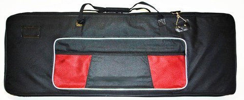 Reinforced Keyboard Bag - 76 Keys - Thick, Padded + Large Pockets, Strap + Handle - MEDIUM - 1to1 Music