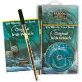 Tin Whistle Feadog Brass D Whistle – TRIPLE PACK