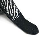 Guitar Strap - Vegan Padded Zebra Print by Vtar